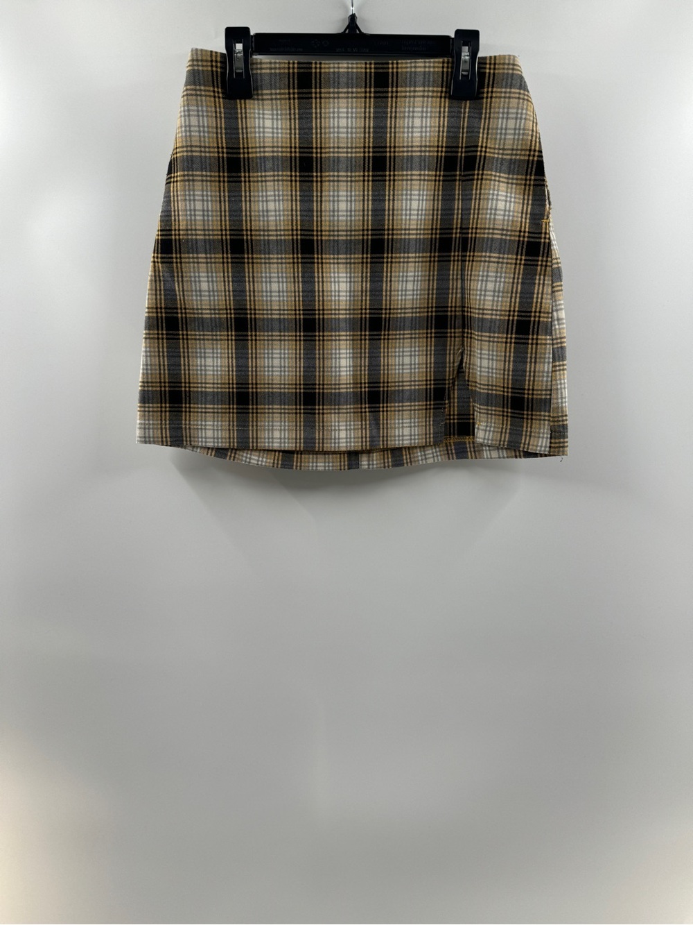 Urban Outfitters Yellow Black Plaid Mini Skirt – Women's Small